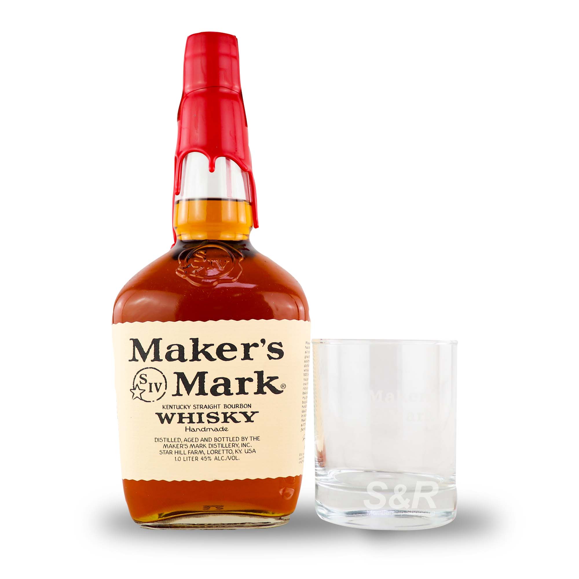 Maker's Mark Kentucky Straight Bourbon Whisky 1L